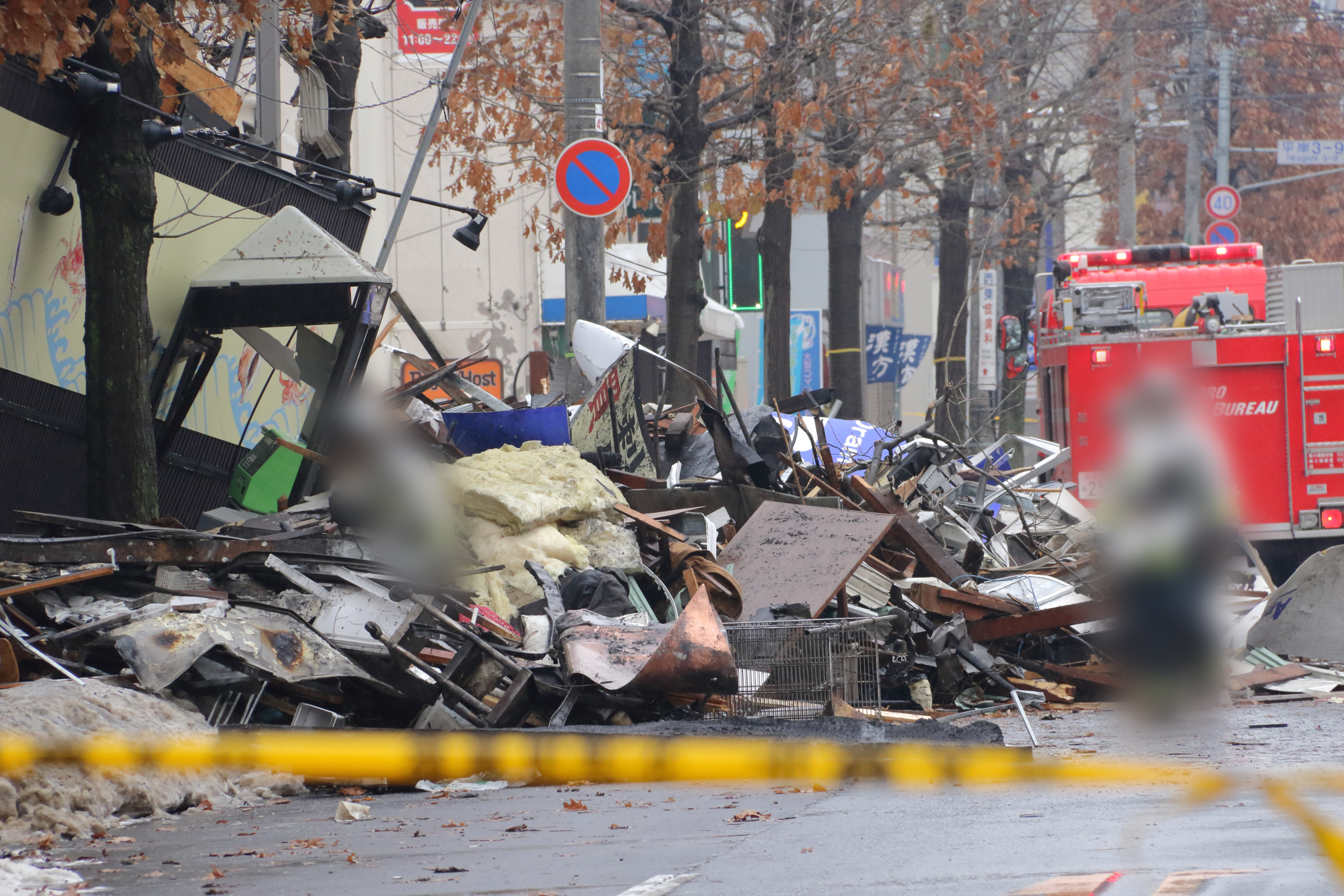札幌アパマンショップ爆発事故現場